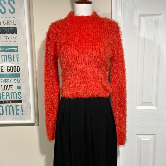 LOVE By Design fuzzy cropped sweater - Picture 2 of 7